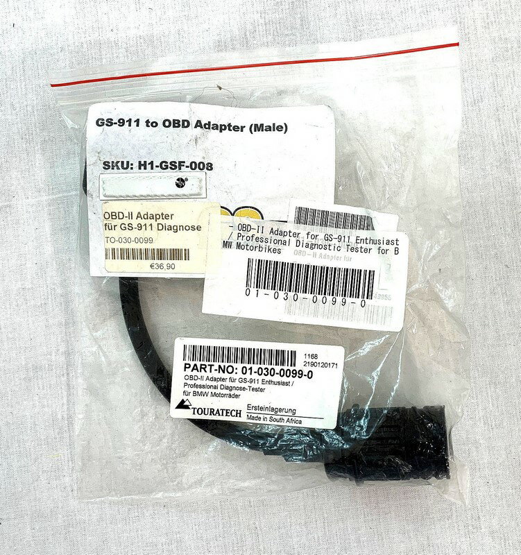 トゥーラテック Obd-Ii アダプター用｜01-030-0099-0