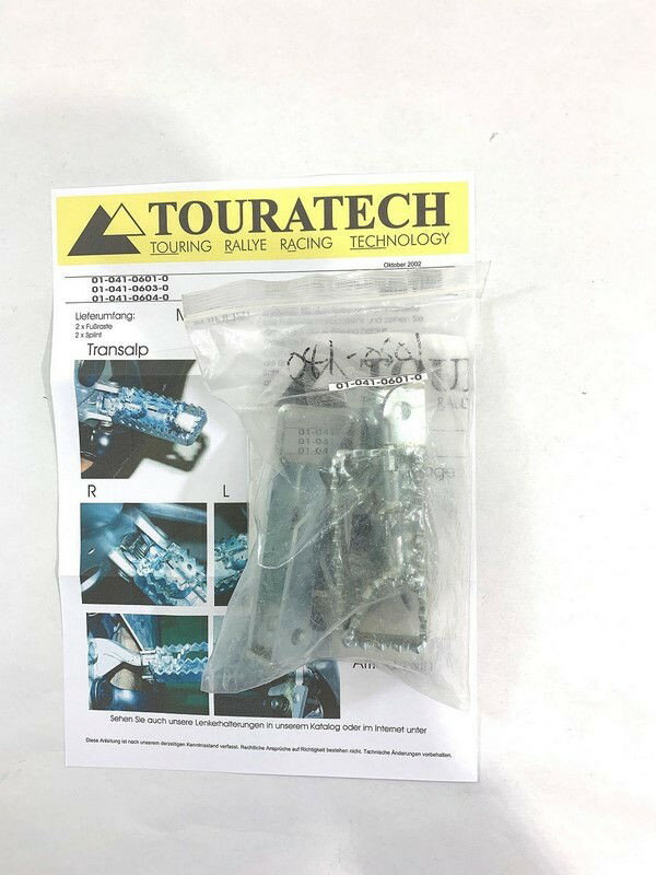 TOURATECH / ツアラテック Rallye footpegs Honda TransAlp and Suzuki V-Strom from 2002 to 2007/ Kawasaki KLV 1000