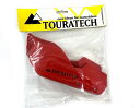 TOURATECH / ツアラテック R-hand protector GD Open red set left+right with TT logo 08-0160-0015-0 sticked and packed with saddle rider