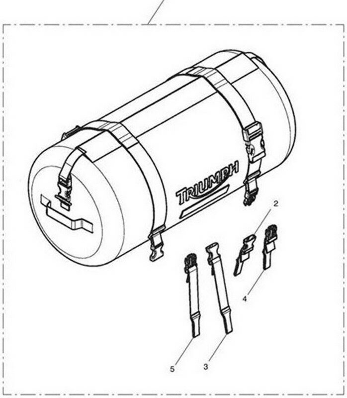 Triumph Strap Mounting Male 350mm | A9510114