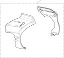 TRIUMPH / トライアンフ純正商品ブラックインテークカバー | A9618229