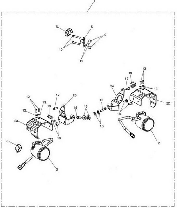 Triumph Bracket- Fog Light Switch A9630142 | A9630142