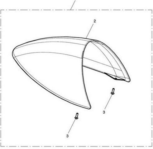 Triumph Painted シートカウル - Dia | A9708333-CW