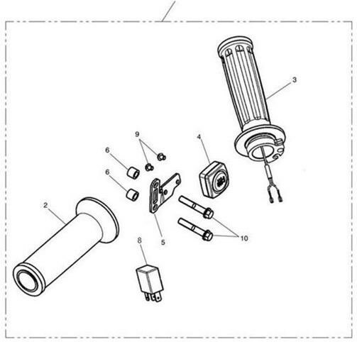 Triumph Bolt Domed RHHF M6 x 35 Triumph Genuine Part | A9910186