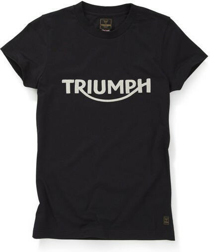 Triumph GWYNEDD LADIES T-SHIRT ジェットブラック XXS | MTSS20051_XXS