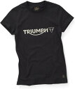 Triumph MELROSE LADIES T-SHIRT ジェットブラック L | MTSS20057_L