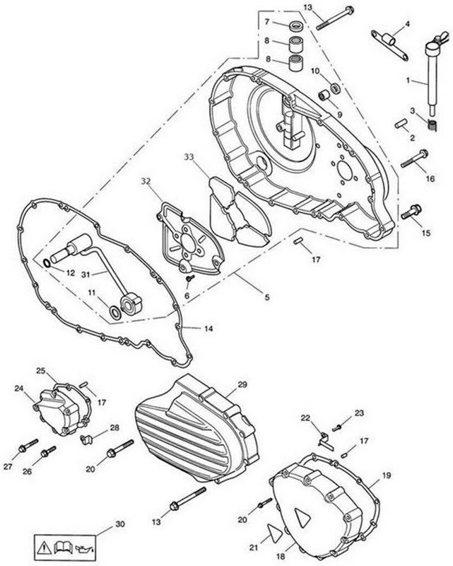 Triumph Speed Master EFI / Carb - クラッチカバー Assembly | T1261500