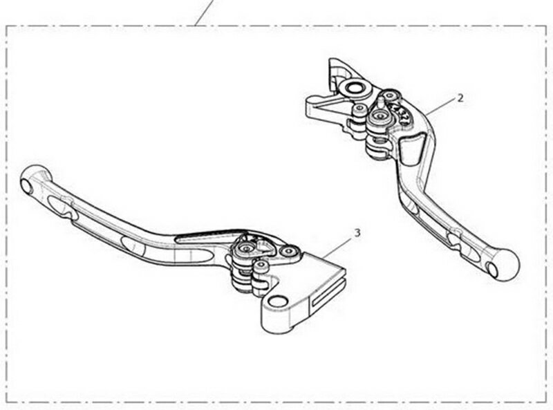 Triumph Thruxton (スラクストン) Clutch Lever- Adj- Long. Kit- Std - T2041338 | T2041338
