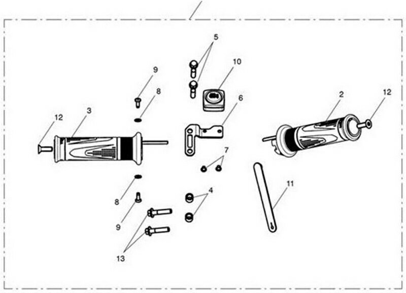 Triumph Grip Heated LH | T2043790
