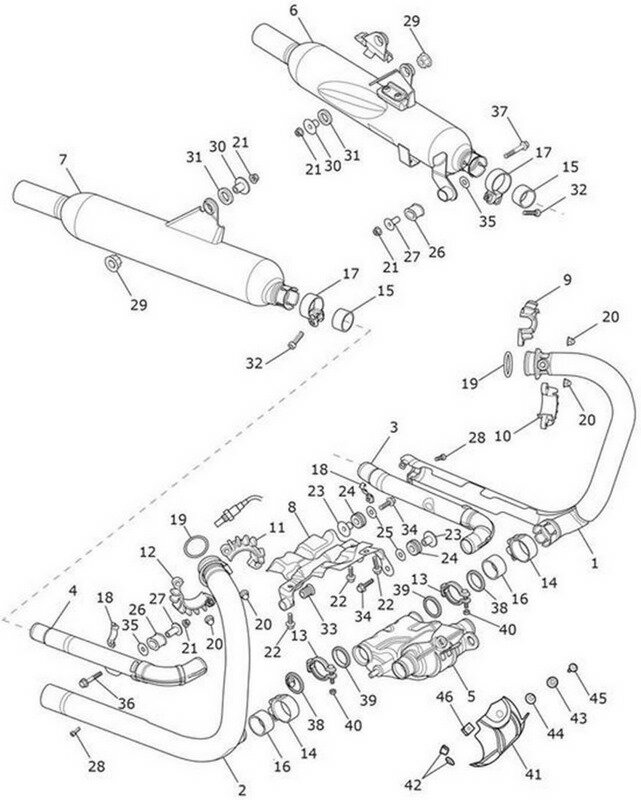Triumph Exhaust- Link Pipe Assy- RH- ֥å T2202542 | T2202542