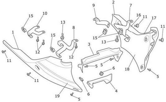 Triumph Panel Bellypan RH | T2303143-CW