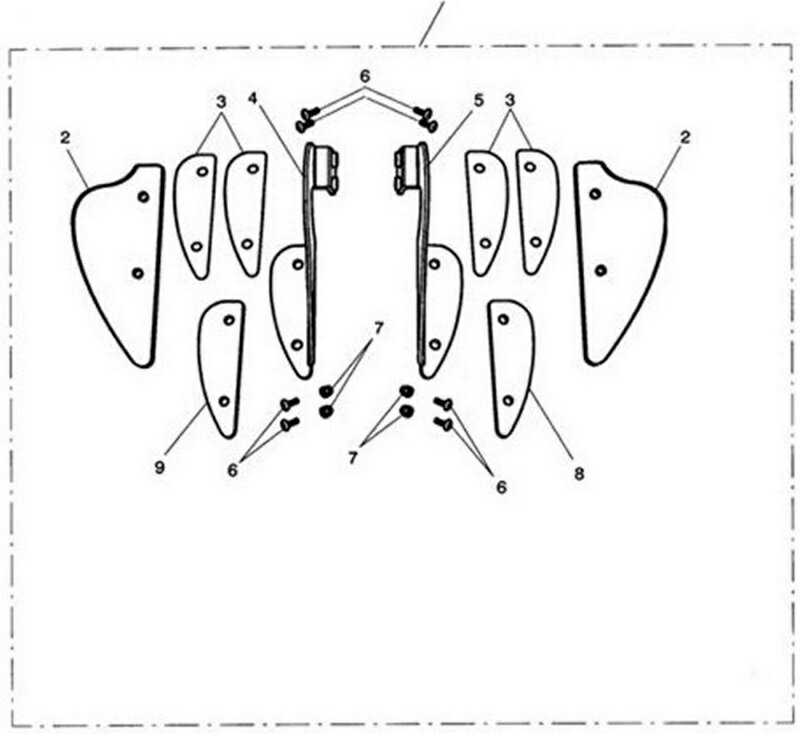 Triumph Face Plate RH Chrome | T2303436