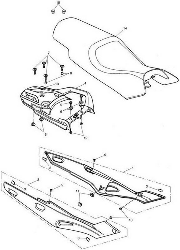 Triumph Sprint GT Comfort Gel Seat | T2304365 | Triumph Motorcycles | T2304365