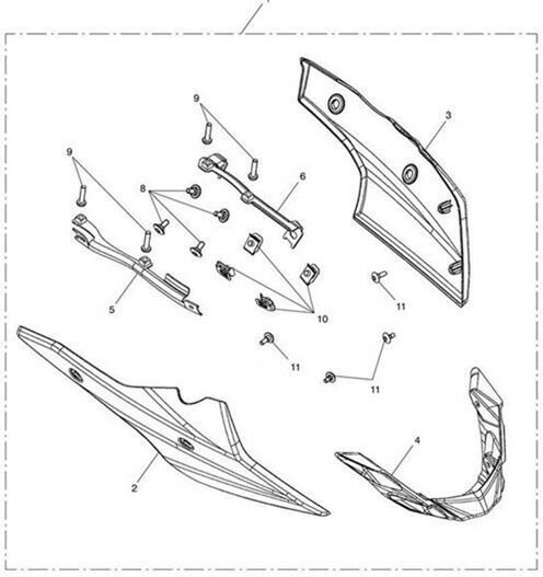 Triumph Bellypan LH | T2307336-JV