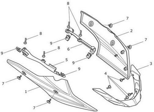 Triumph Bellypan LH | T2307336-PG