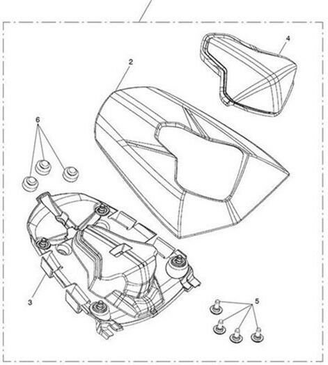 Triumph シートカウル Painted | T2309598-PR
