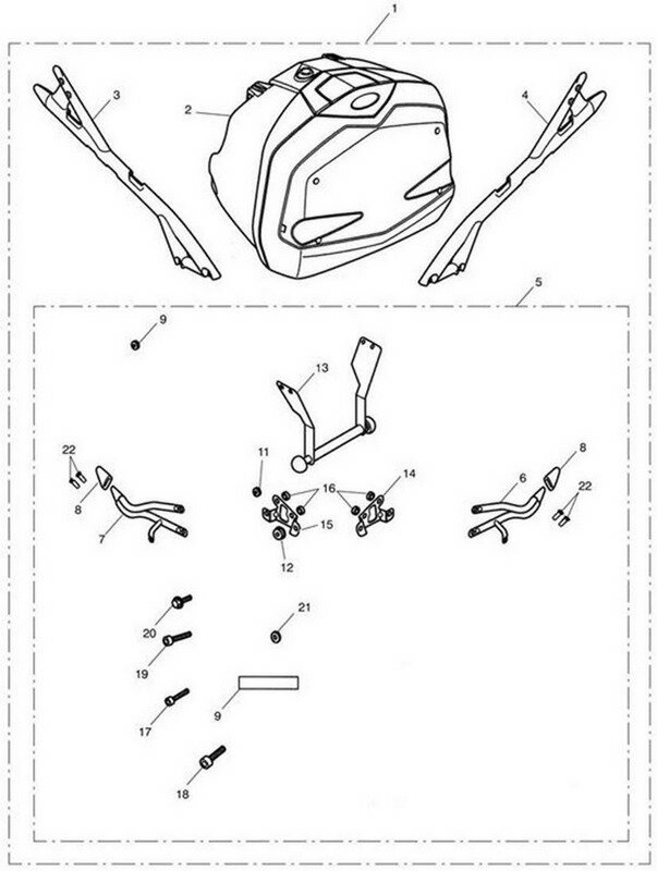 Triumph Bracket Int P/Rail RH | T2350712
