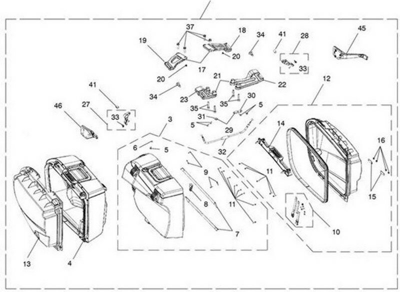 Triumph Pannier Mount RHF | T2356740