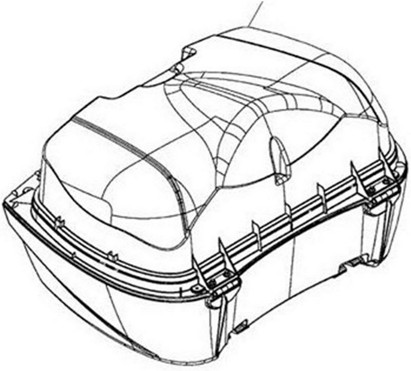 Triumph Strap Male Lid Limit Pannier | T2357005