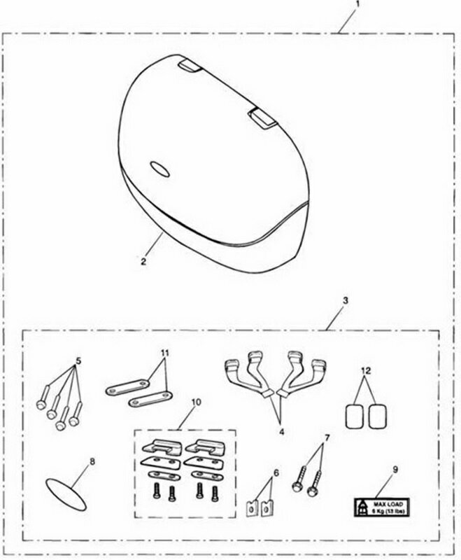 Triumph Bonneville（ボンネビル） Pop Rivet- 4mm x 12. Kit- Pannier- Outer | T3300051
