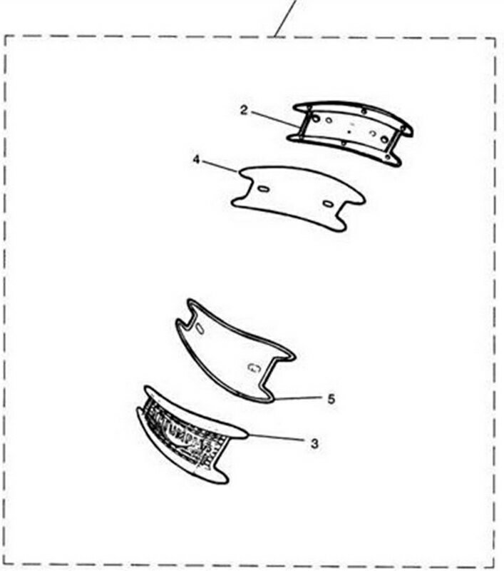 Triumph T3660122 Gasket- Tank Badge- LH - Fowlers Parts | T3660122