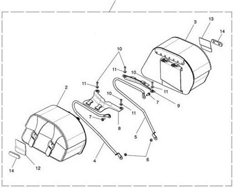 Triumph Pannier Leather Pair Triumph Genuine Part ? World Of | T9510244