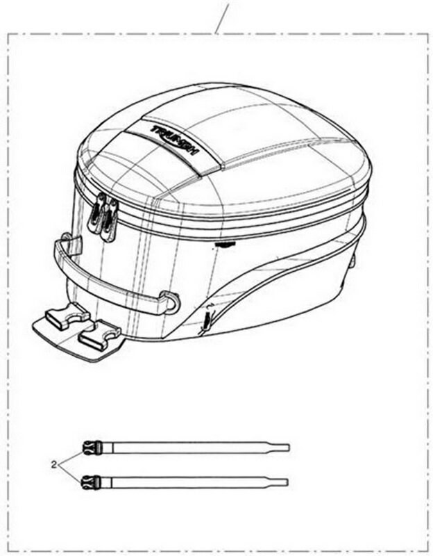 Triumph Strap Mounting Male 550mm | T9510276