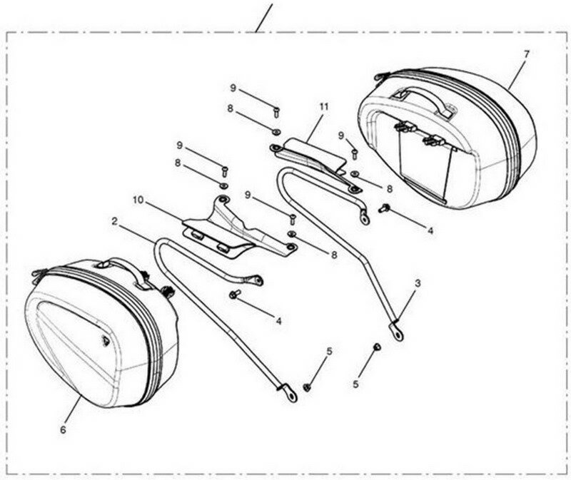 Triumph Pannier LH Nylon | T9510310