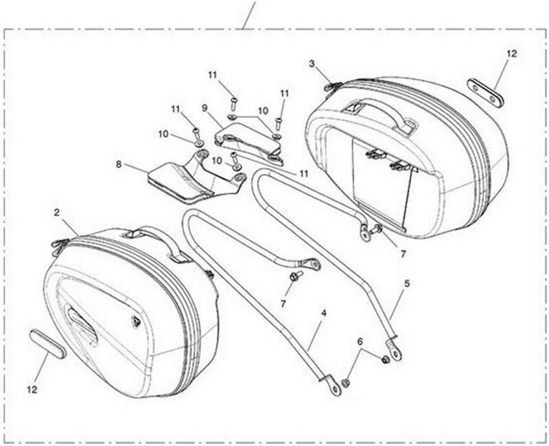 Triumph Pannier LH Nylon US | T9510377