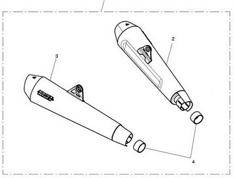 Triumph Silencer RH | T9600535(2.0)