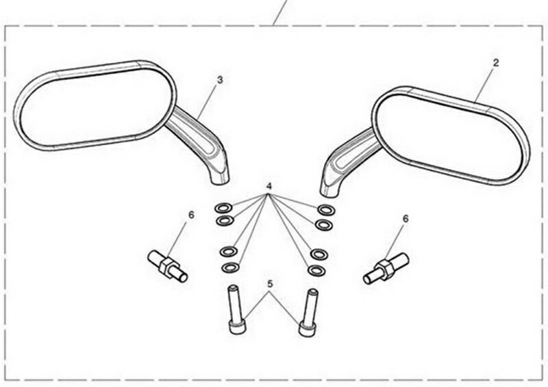 Triumph トライアンフ Stemミラー用アダプター （アダプターのみ） | T9631432