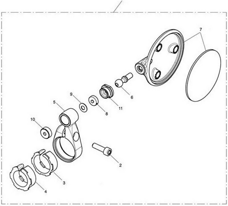 Triumph Ball End- Mirror- Dia 10- M6 x 12 T9638185 | T9638185