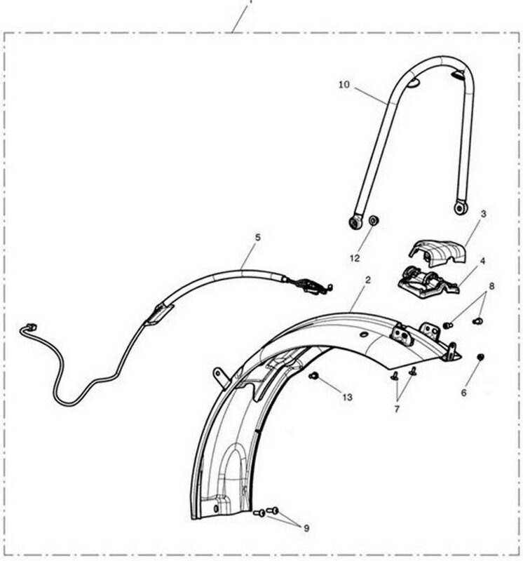 Triumph Trim Rear Cover Rubber | T9701400