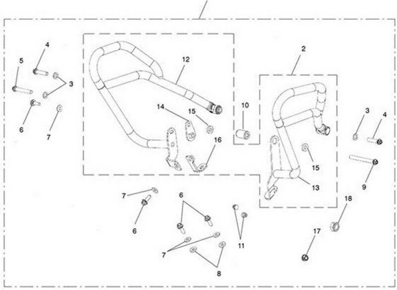 Triumph Fuel Tank Pro Bar Spacer | T9780075