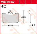 TRW(ティーアールダブル) ブレーキパッド TRW MCB810SV | MCB810SV