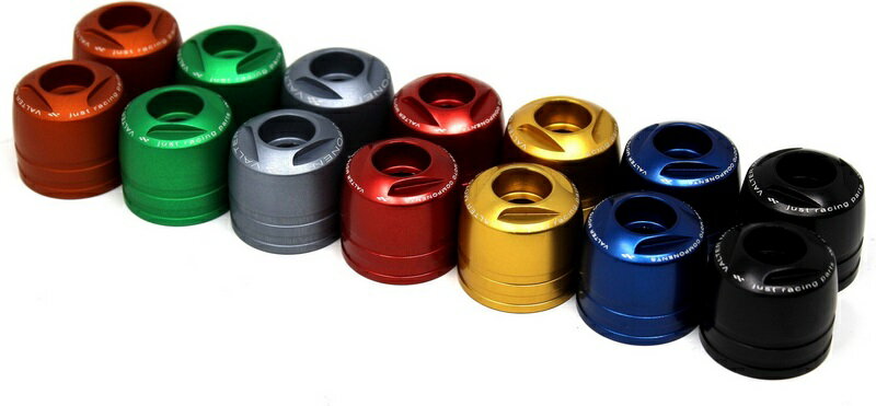 Valtermoto / バルターモト Touring ハンドルバーエンド (ペア) グリーン | TM02 07