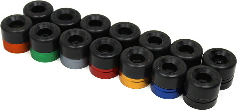 Valtermoto / バルターモト Track ハンドルバーエンド (ペア) オレンジ | TM03 16