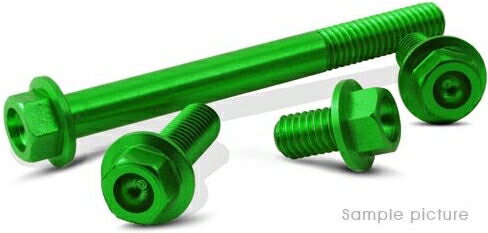 Valtermoto / バルターモト フランジヘッドボルト ?12 M6 L65 グリーン | VMC036 65 S 07