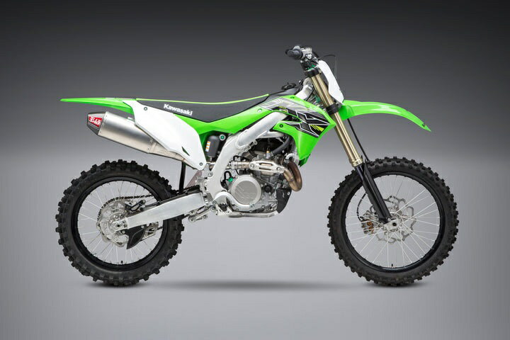 Yoshimura / 襷 USA KX450F 19-23 RS-4 Stainless Slip-On Exhaust- W/ A...