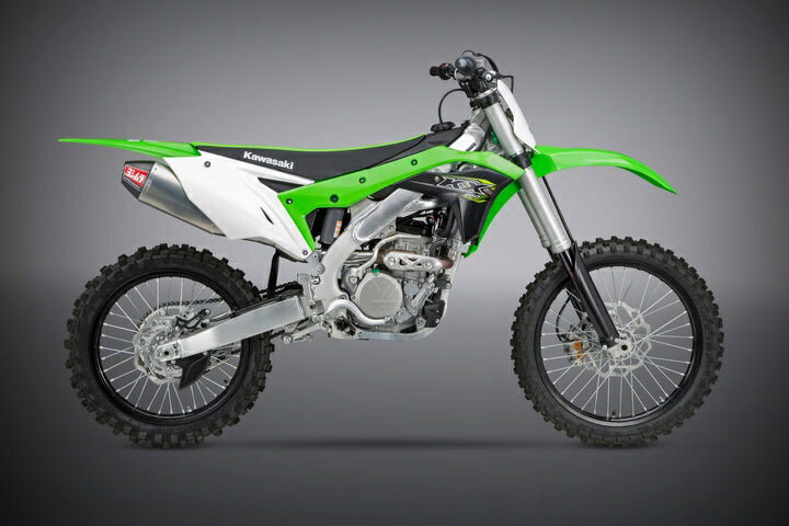 Yoshimura / 襷 USA KX250F 17-20 RS-4 Stainless Slip-On Exhaust- W/ A...
