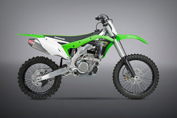 Yoshimura / 襷 USA KX250F 17-20 RS-4 Stainless Full Exhaust- W/ Alum...
