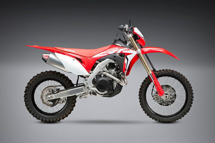 Yoshimura / ヨシムラ USA CRF450X 19-23 RS-4 Stainless Full Exhaust- W/ Aluminum Muffler | 224500D320
