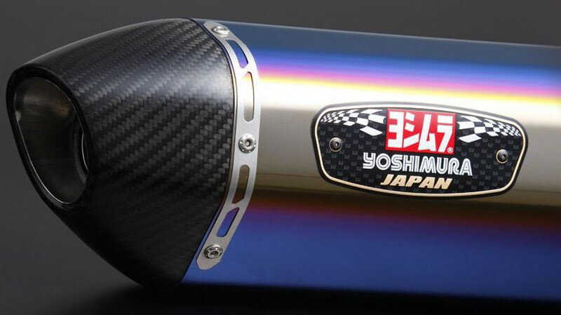 Yoshimura EEC Slip-on R-77S GSX-S1000/GT/S950/KATANA- Titanium Blue co...