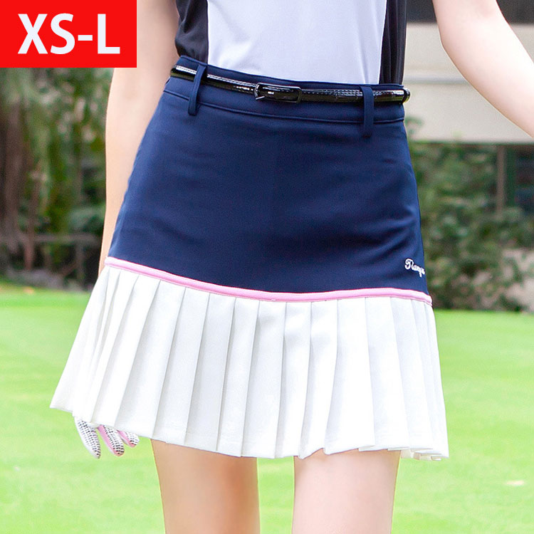 ゴルフスカート レディース スポーツウェア プリーツスカート ミニスカート 女の子 XS S M L おしゃれ 着痩せ 可愛い 綺麗 シンプル インナーパンツ付き テニス バドミントン 練習着 吸汗 速乾 大きいサイズ 体型カバー Aライン 試合