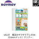 U613T 先生おすすめ 魔法のザラザラ下じきA4(0.6mmドット)クリアー レイメイ藤井 Raymay スタディメイト