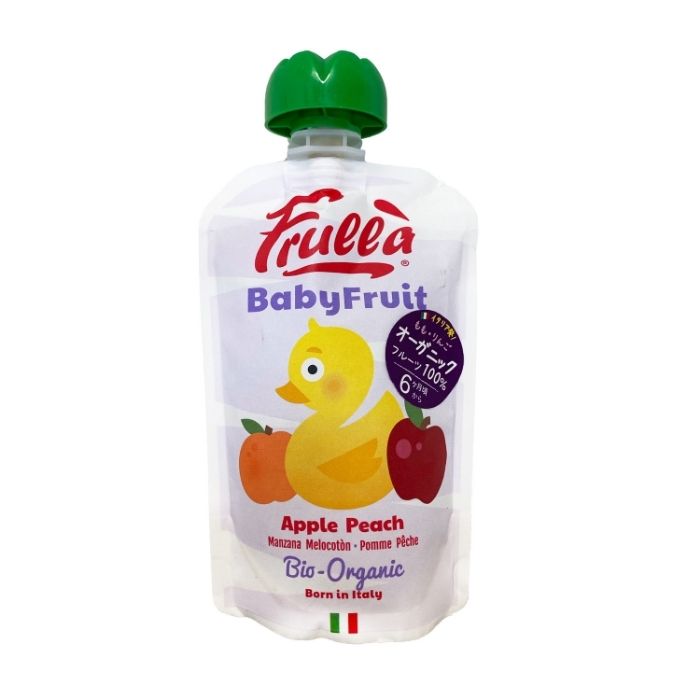 離乳食 ベビーフード フルラ Frulla ベビーフルーツ アップルピーチ スムージー 単品 無添加 オーガニック 2