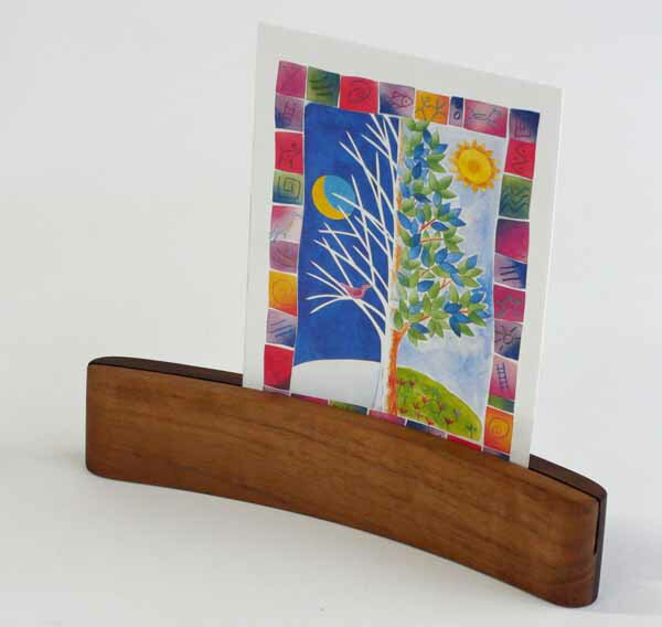 乐天商城 - 木製雑貨 木製写真立カードスタンド200・ウォルナット