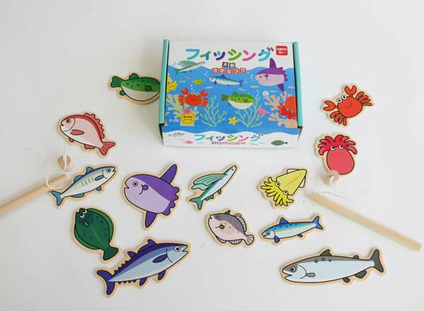 乐天商城 - 木製玩具 さかなつりフィッシング