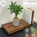 【ディスプレイ台 人工観葉植物】 観葉植物 造花 フェイク フェイクグリーン 卓上 ミニ リビング デスク グリーン 緑 ミニ観葉 水やり不要 お手入れ不要 インテリア カフェ 玄関 飾り台 木製 人形 台座 置き物 置物 ディスプレイ台 ウォールナット オーク 無垢 無垢材