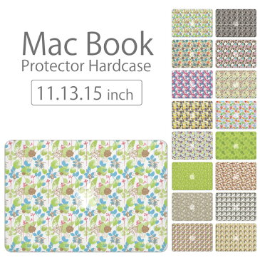 【 MacBook Pro & Air 】【メール便不可】 デザイン シェルカバー シェルケース macbook pro 16 15 13 ケース air 11 13 retina display マックブック 北欧 ウッドデザイン 花柄 フラワー wood パンジー マーガレット バラ ローズスプリグブルー シャーベット リバティ